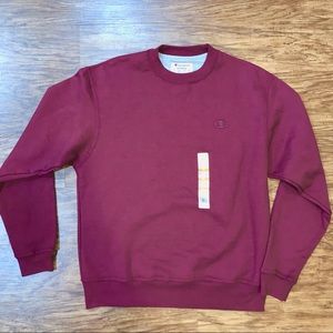 Champion Authentic Burgundy Crewneck Sweatshirt